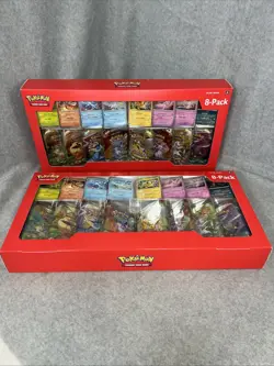 2x Pokemon Prismatic Evolutions 8 Mini Tins Display Costco Exclusive - Image 2