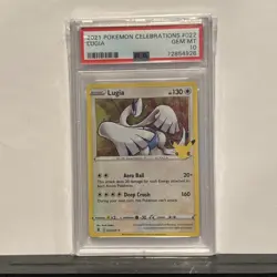 Pokemon TCG 2021 Celebrations PSA 10s Lugia, Ho-Oh, Dialga, Palkia, and Kyogre - Image 2