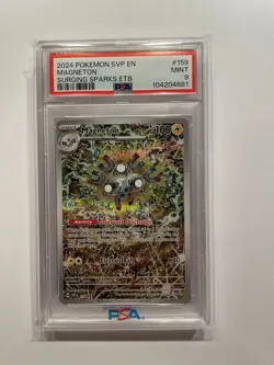 2024 Pokemon ETB SVP EN Surging Sparks #159 Magneton PSA 9 MINT - QTY - Image 1