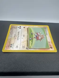 Pokemon Hitmonchan Winner #2 LP Best Of Game Reverse Holo Vintage WOTC - Image 4