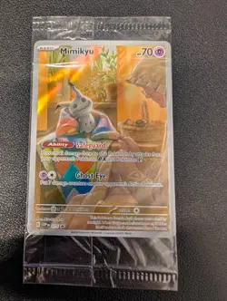 Pokemon MIMIKYU S&V 075 Black Star Promo Sealed - Image 1