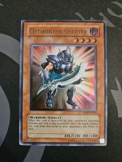 Chthonian Soldier (UTR) EEN-EN010 Elemental Energy Unlimited Ultimate Rare NM - Image 1