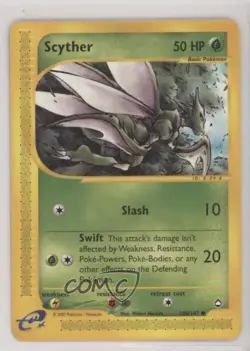 Scyther Pokemon e-Card Series Aquapolis #106 2002 - Image 1