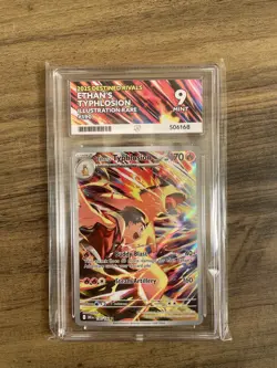 Pokemon TCG Destined Rivals Ethan's Typhlosion Card 190/182 Art Rare - ACE 9 - Image 4
