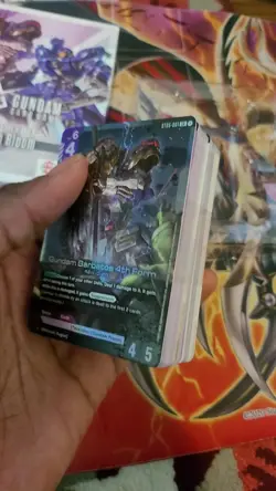 ST05 Deck Iron bloom Gundam Card Game TCG No Bonus Foil Pack English - Image 2