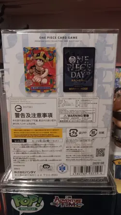 ONE PIECE DAY 2025 Luffy P-110 Premium Card Collection BANDAI Official SEALED - Image 2
