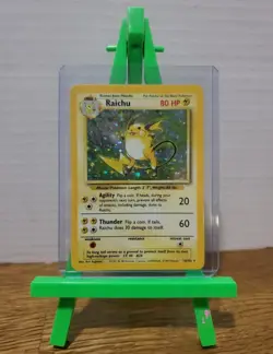 Raichu 014/102 Base Set Holo WOTC Vintage Pokemon Card 1999 Near Mint NM - Image 5