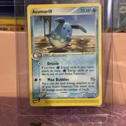 Azumarill 30/100 Uncommon Non-Holo EX Sandstorm E-Reader Pokemon Card - Image 1