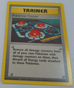 Pokemon Center Trainer Card 85/102 Base Set MP 1999-2000 - Image 1