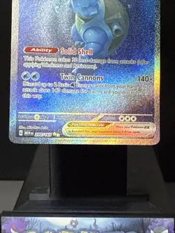 Pokemon Card Blastoise EX 200/165 Scarlet 151 Special Illustration Rare NM - Image 3