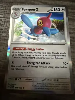 Porygon-Z - Holo Rare - Paradox Rift 144/182 Pokemon TCG Card NM - Image 2