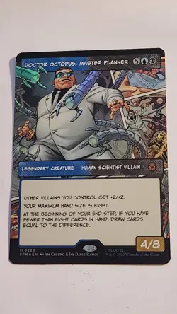 MTG NM Foil Doctor Octopus, Master M Planner Borderless Marvel's Spider-Man SPM - Image 1