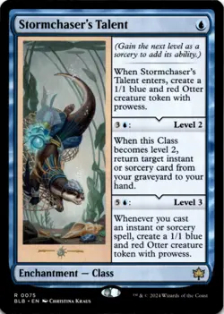 Mtg 1x Stormchaser's Talent NM Bloomburrow Magic 75 - Image 1