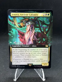 MTG Jenova, Ancient Calamity (Extended Art) Normal NM FINAL FANTASY Magic 493 - Image 1