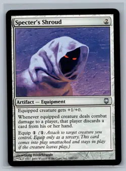 Magic The Gathering Darksteel Specter's Shroud #142/165 MTG TCG CCG - Image 1
