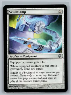 Magic The Gathering Darksteel Skullclamp #140/165 MTG TCG CCG - Image 1