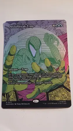 MTG Mindbreak Trap (Borderless) FOIL Marvel Universe Eternal MAR NM - Image 1