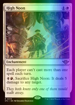 Mtg 1x FOIL High Noon Magic the Gathering (15/441) Outlaws of Thunder Junction - Image 1