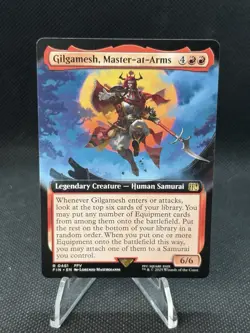 x1 Gilgamesh, Master-at-Arms - Extended Art R MTG Final Fantasy M/NM, English - Image 1