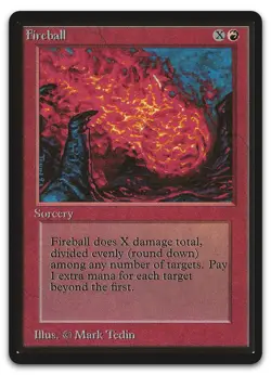 Fireball (NM) Beta Edition LEB Magic MTG - Image 1