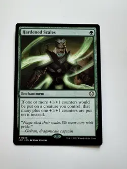 1x Hardened Scales, Lost Caverns of Ixalan Commander, Magic MTG NM - Image 1