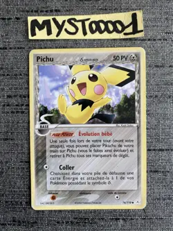 Carte Pokemon Pichu 76/110 Bloc Ex Fantomes Holon Francais OCCASION - Image 1