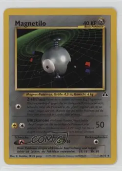 Magnemite German Pokemon Neo Discovery #26 2001 - Image 1