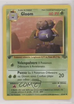 Gloom Italian 1st Ed. Pokemon Jungle #37 1999 - Image 1