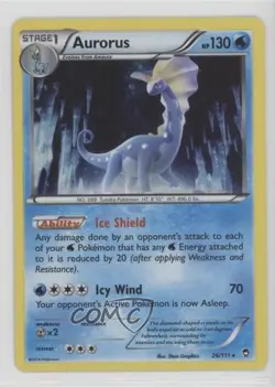 Aurorus Pokemon XY Furious Fists #26 - Image 1