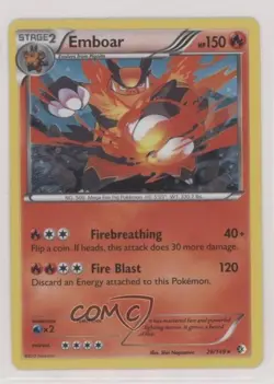 Emboar Pokemon Black & White Boundaries Crossed #26 - Image 1