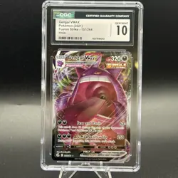 CGC 10 GENGAR VMAX 157 FUSION STRIKE ALT SWORD & SHIELD POKEMON GEM MINT - Image 1