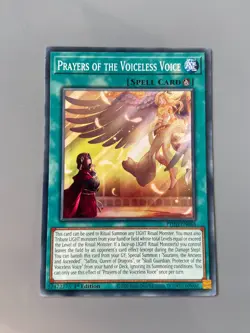 Prayers of the Voiceless Voice - 1st Edition Common PHNI-EN066 Yugioh - Image 1