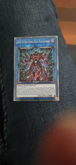 DOOD-EN049 D/D/D Sky King Zeus Ragnarok Starlight Rare 1st Ed YuGiOh - Image 1