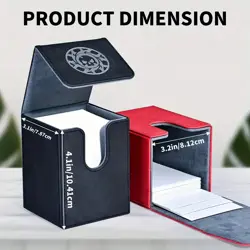 MAGIC: THE GATHERING MTG DECK CASES Leather Card Vert Box (Choose Your Element) - Image 3