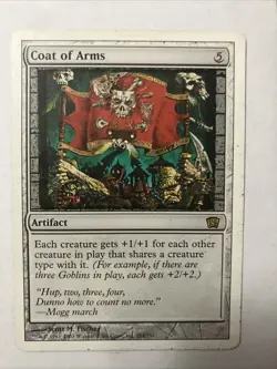 Coat of Arms 8th Edition Magic The Gathering Regular Card (LP) 294/350 - Image 1