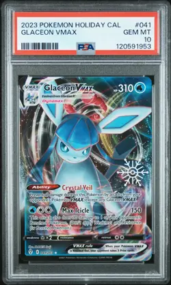 Glaceon VMAX - (Holiday Calendar) 041/203 Miscellaneous Cards & Products Holo - Image 1