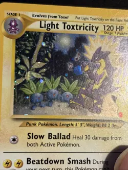 Light Toxtricity SWSH137 SWSH: Sword & Shield Promo Cards Holo - Image 2