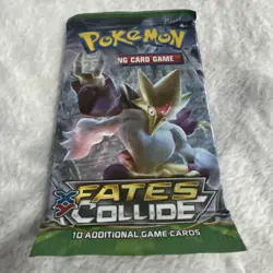 Pokemon TCG: XY-Fates Collide Booster Pack (10 Cards) Factory Sealed! 820650801136 - Image 1