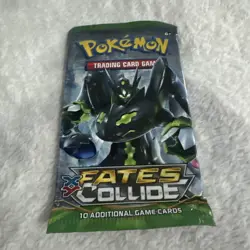 Pokemon TCG: XY-Fates Collide Booster Pack (10 Cards) Factory Sealed 820650801136 - Image 1