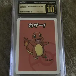 2019 Charmander Japanese Old Maid Playing Card CGC Pristine 10 - Image 1