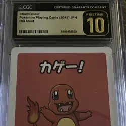 2019 Charmander Japanese Old Maid Playing Card CGC Pristine 10 - Image 2