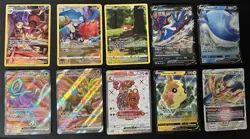 Lot of 10 Pokemon TCG Full Art Cards - NM - Image 1