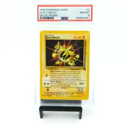 Electabuzz PSA 8 Movie Promo 1999 Pokemon Card #2 Black Star Mint - Image 1