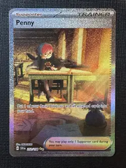 Pokemon TCG Penny Holo Rare Card 252/198 Scarlet & Violet Base Set NM - Image 1