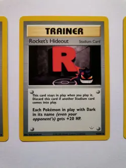 1X Rocket's Hideout 63/64 Neo Revelation Set Pokemon Trainer Card WOTC - Image 4