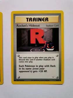 1X Rocket's Hideout 63/64 Neo Revelation Set Pokemon Trainer Card WOTC - Image 5