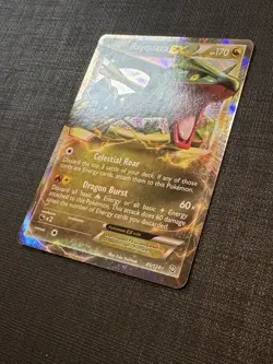 Pokemon TCG Rayquaza EX Dragons Exalted Holo Card 85/124 Ultra Rare LP Condition - Image 2