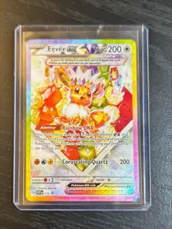 Pokemon TCG Eevee EX Prismatic Evolutions UPC Promo Card - MINT - Image 1