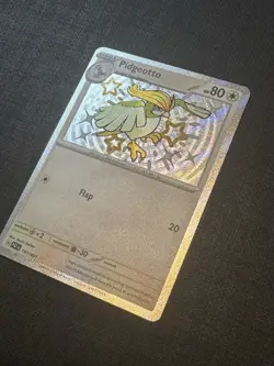 Pokemon TCG Pidgeotto 197/091 Paldean Fates Shiny Rare Card Near Mint Condition - Image 2