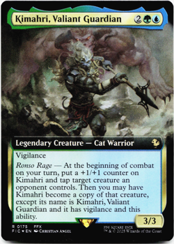 Kimahri, Valiant Guardian (Extended Art) - FOIL - [Commander: Final Fantasy] MTG - Image 3